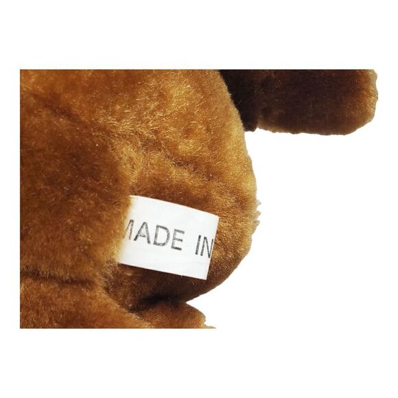 Bulldog Plush Realistic Puppy Brown Stuffed Animal Soft Toy Gift Loveable 10" - Picture 6 of 9